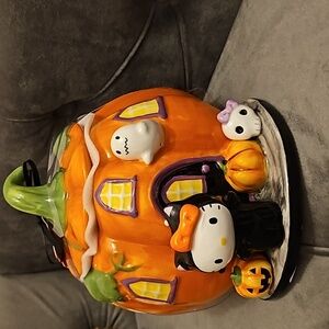 Blue Sky Hello Kitty Ceramic Pumpkin Jar with Lid